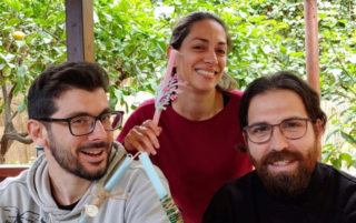 Γιάννης Στιβανάκης, Δώρα Χαραλαμπίδη και Δημήτρης Γκιολές
